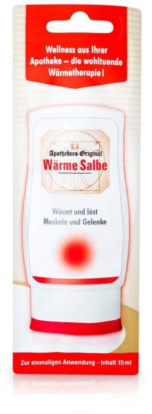 Apothekers Original Wärme Salbe Einmalanwendung 15 ml