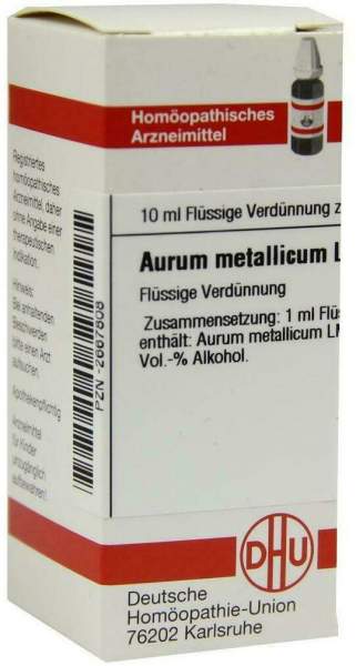 DHU Aurum metallicum LMVI