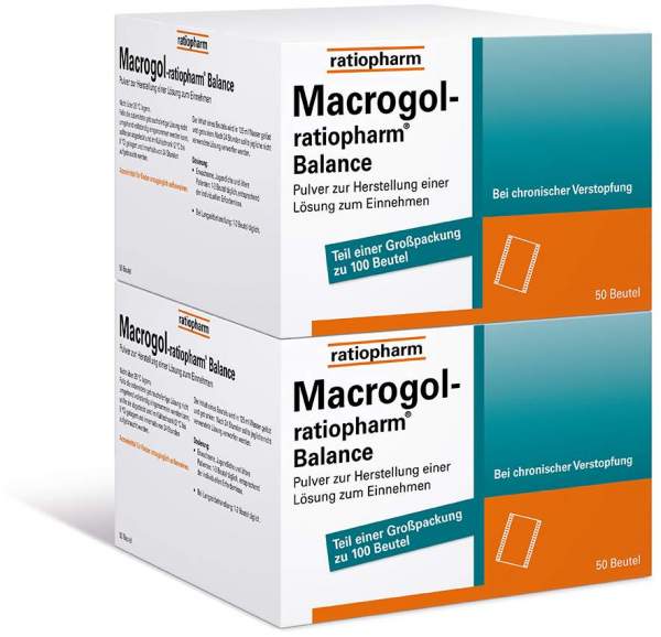Macrogol-Ratiopharm Balance 100 Beutel Pulver