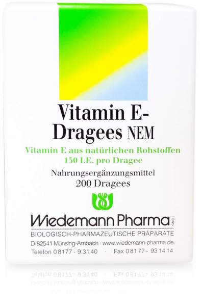 Vitamin E Dragees Nem 200 Dragees
