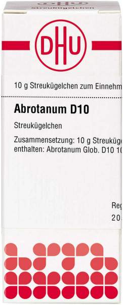 ABROTANUM D 10 Globuli 10g