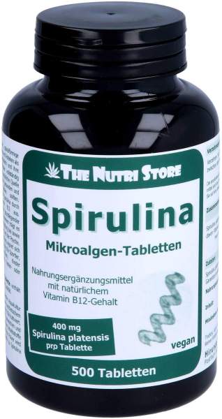 Spirulina 400 mg 500 Tabletten