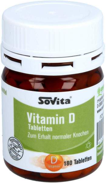 Sovita Care Vitamin D Tabletten 180 Stück
