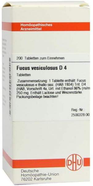 Fucus Vesiculosus D4 200 Tabletten