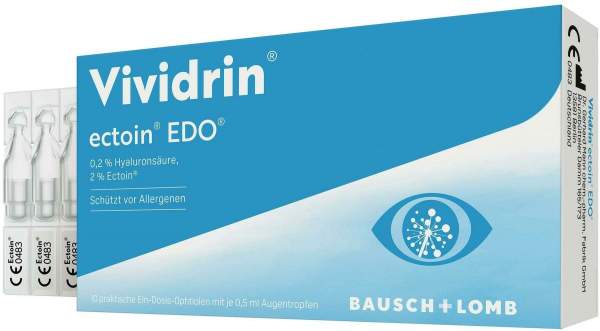 Vividrin Ectoin EDO 10 X 0,5 ml Augentropfen