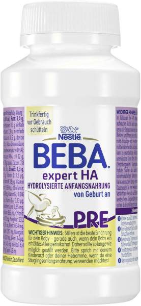 Nestle Beba Expert Ha Pre trinkfertig 8 x 200 ml