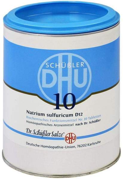 Biochemie Dhu 10 Natrium Sulfuricum D12 1000 Tabletten
