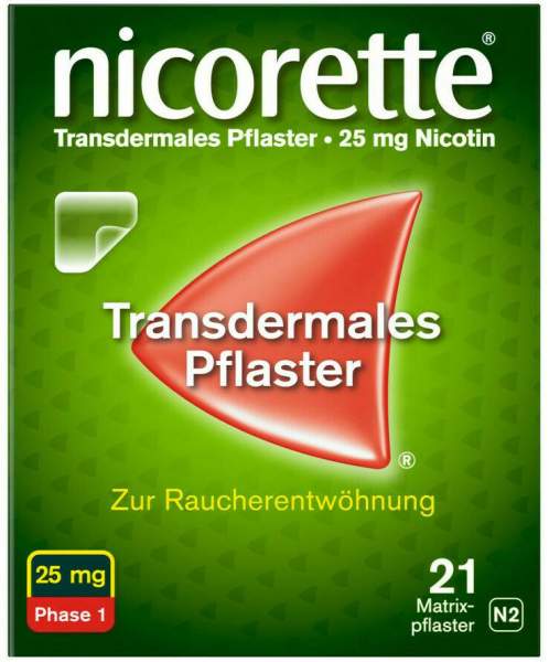 Nicorette TX-Pflaster 25 mg 21 Stück