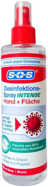 SOS Desinfektions-Spray Intense Hand + Fläche 250 ml