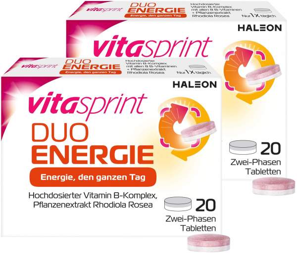 Vitasprint Duo Energie 2 x 20 Tabletten