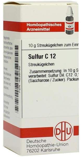 DHU Sulfur C12 10 g Globuli