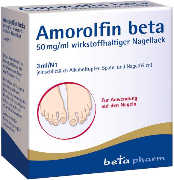 Amorolfin Beta 50 mg Pro ml 3 ml