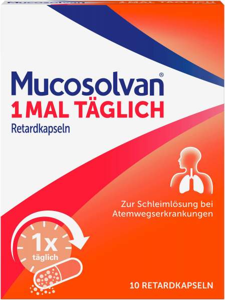Mucosolvan 1mal täglich 10 Retardkapseln