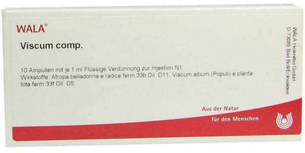 Wala Viscum Comp. 10 X 1 ml Ampullen