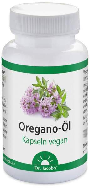 Oregano Öl 60 Kapseln Vegan Dr.Jacobs