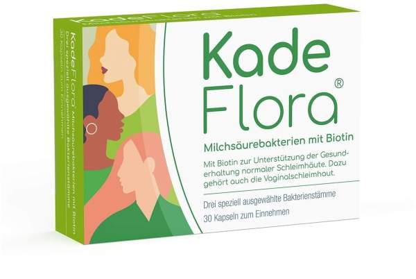 Kadeflora Milchsäurebakterien mit Biotin 30 Kapseln