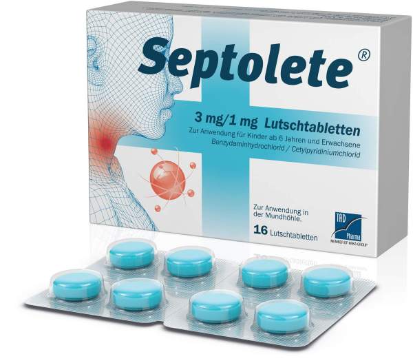 Septolete 3 mg - 1 mg 16 Lutschtabletten
