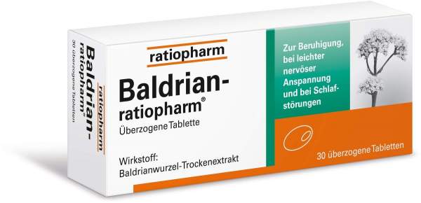 Baldrian-ratiopharm 30 Überzogene Tabletten
