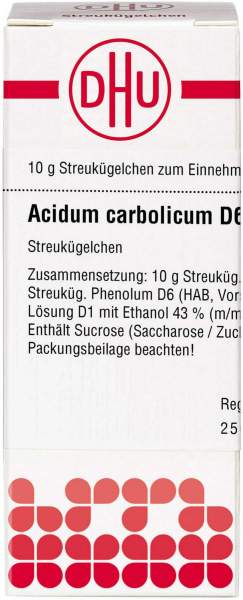 Acidum carbolicum D6 Globuli