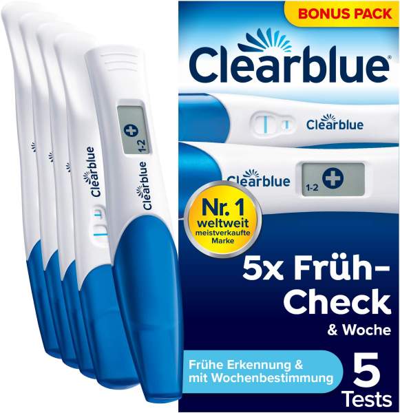 Clearblue Schwangerschaftstest Multicheck 4+1 Urin
