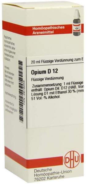 Opium D 12 Dilution