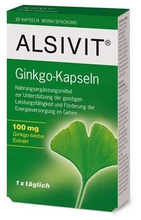 Ginkgo 100 mg Alsivit 30 Kapseln