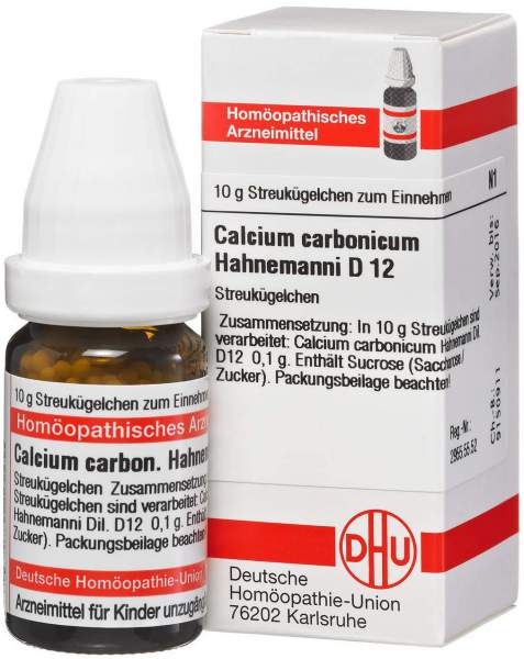 DHU Calcium carbonicum Hahnemanni D12 10 g Globuli