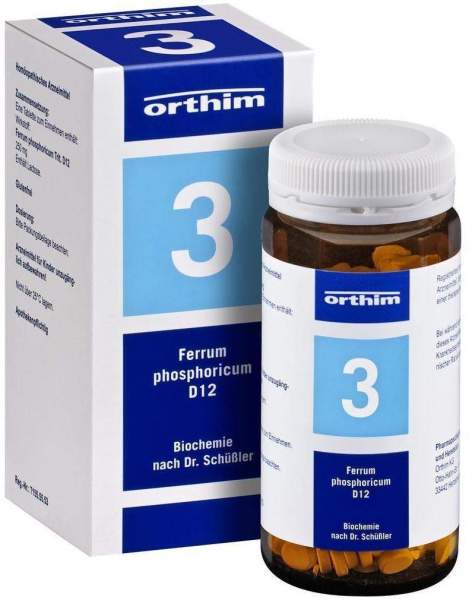 Biochemie Orthim 3 Ferrum Phosphoricum D 12 400 Tabletten