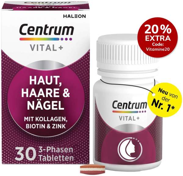 Centrum Vital + Haut Haare &amp; Nägel 30 Tabletten