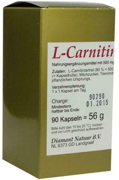 L-Carnitin 1 X 1 Pro Tag Kapseln