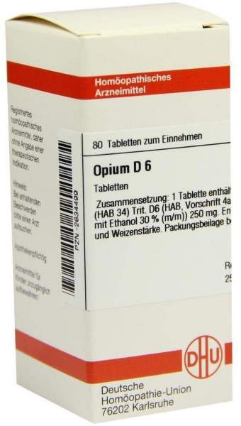 Opium D 6 Tabletten
