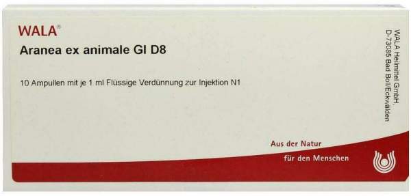 Wala Aranea Ex Animale Gl D8 10 X 1 ml Ampullen