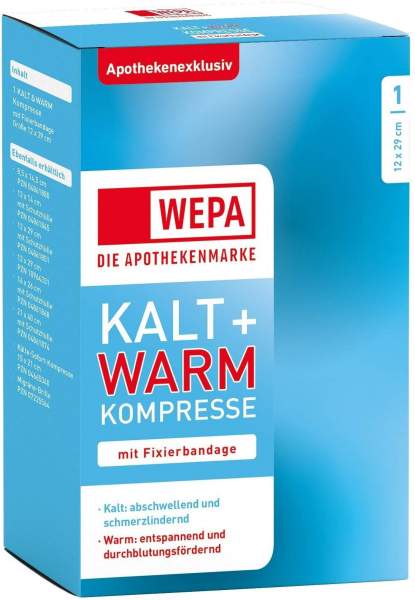 Kalt Warm Kompresse 12 X 29 cm Mit Fixierband 1 Stück