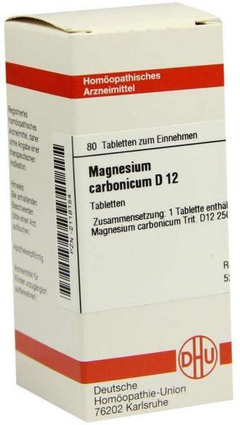 DHU Magnesium carbonicum D12 80 Tabletten