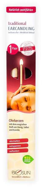 Biosun Traditional 2 Ohrkerzen Filter Neu 2015