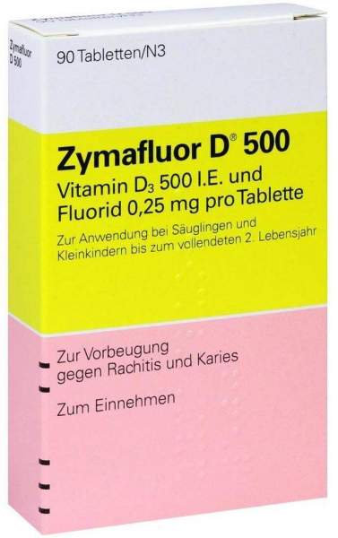 Zymafluor D 500 90 Tabletten