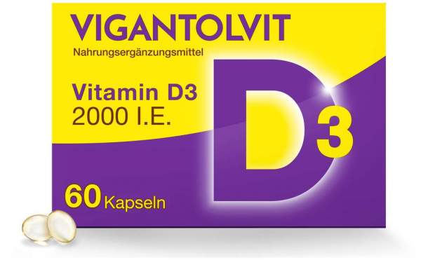 Vigantolvit 2000 I.E. Vitamin D3 60 Weichkapseln