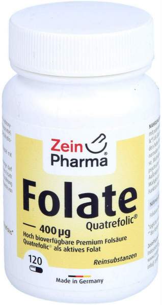 Folate Quatrefolic 400 Myg Kapsel 120 Stück