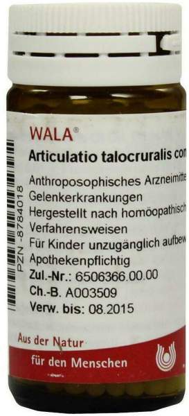 Wala Articulatio Talocruralis Comp. 20 G Globuli
