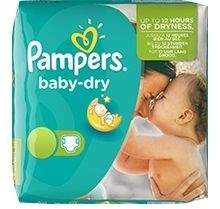 Pampers Baby Dry Gr.5 Junior Plus 13-27kg Jumbo