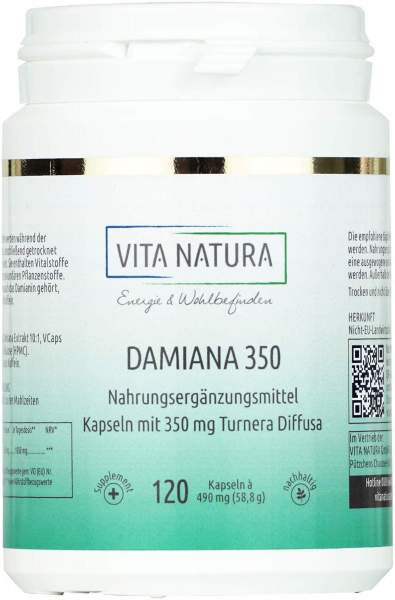 Damiana 350 mg Kapseln 120 Stk