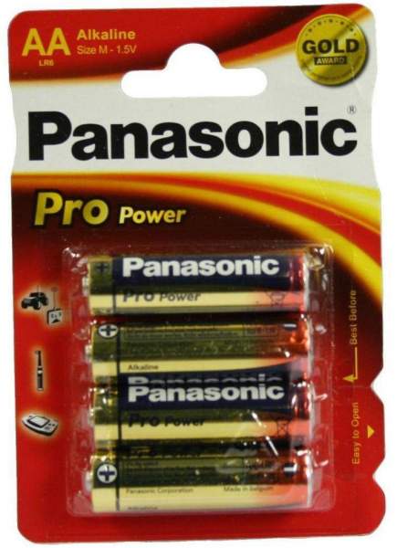 Batterien Mignon Lr 6 1,5 V Alkali 4 Stück