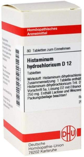 Histaminum Hydrochloricum D 12 80 Tabletten