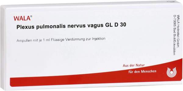 Plexus Pulmonalis Nervus Vagus Gl D 30 Ampullen 10 X 1 ml