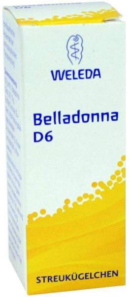 Weleda Belladonna D6 10 g Globuli