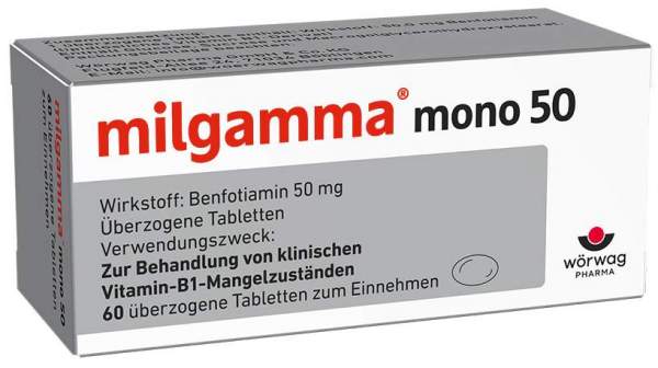 Milgamma Mono 50 60 Überzogene Tabletten