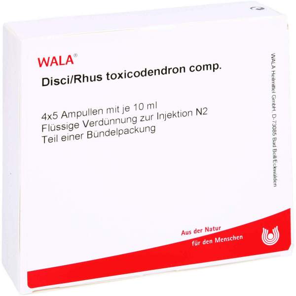 Wala Disci- Rhus Tox. Comp. 20 X 10 ml Ampullen