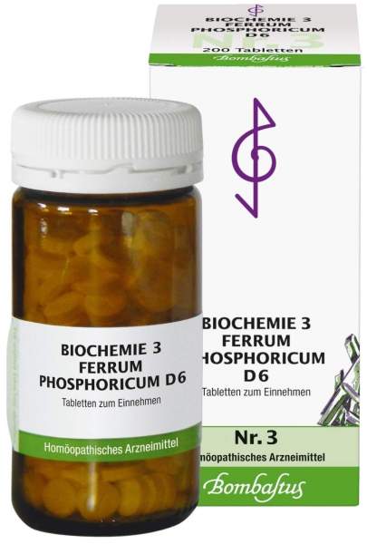 Biochemie 3 Ferrum Phosphoricum D 6 200 Tabletten