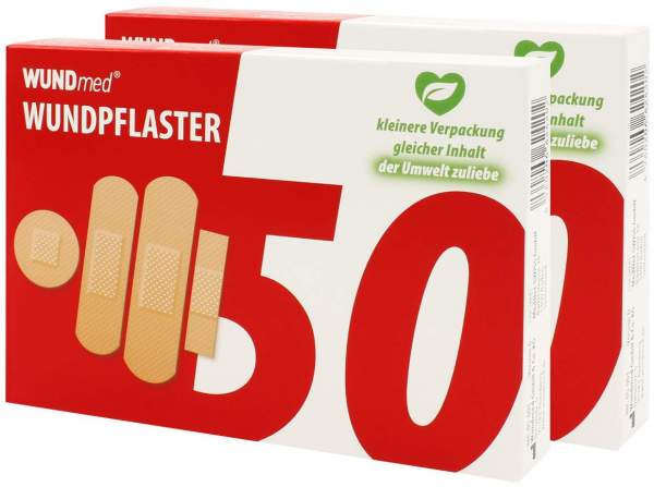 Wundpflaster 4 Größen 2 x 50 Stück im Set