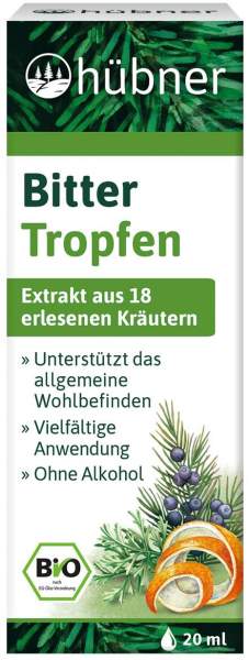 Hübner Bitter Tropfen Bio 20 ml